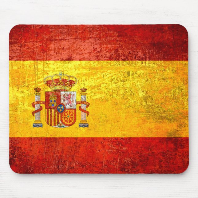 Mousepad Bandeira da espanha das bandeiras de país do (Frente)