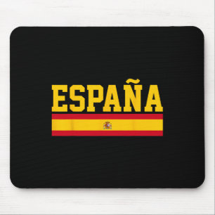 Mousepad Bandeira da Espanha Espana Presente de Futebol Fã 