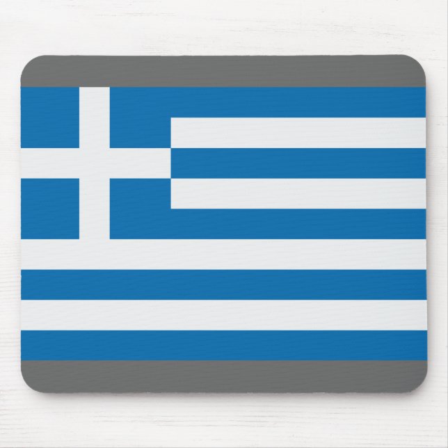 Mousepad Bandeira da Grécia (Frente)