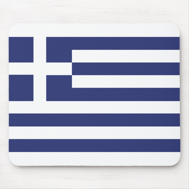 Mousepad Bandeira da Grécia (Frente)