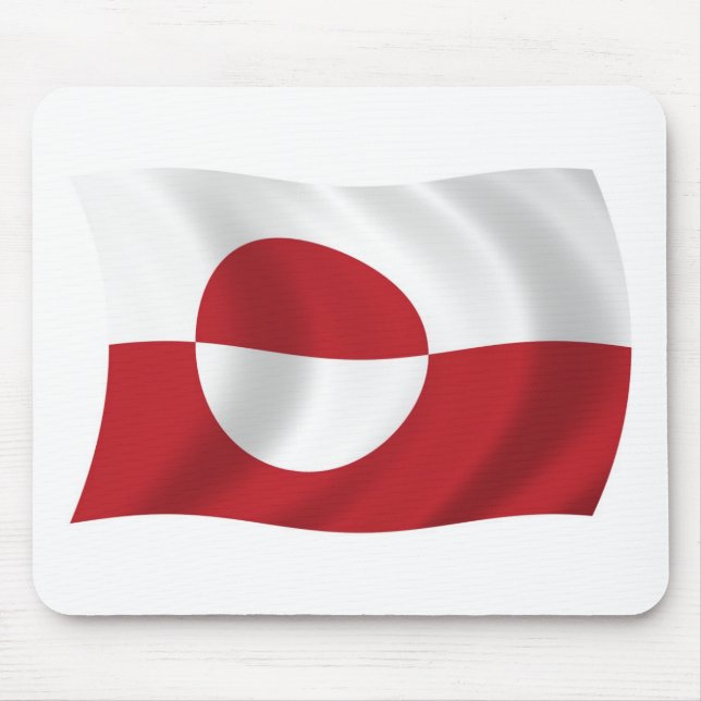 Mousepad Bandeira da Gronelândia (Frente)
