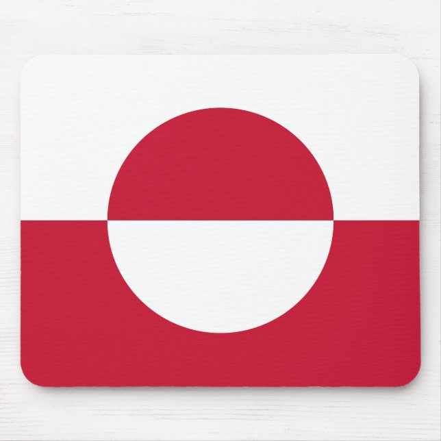Mousepad Bandeira da Gronelândia (Frente)