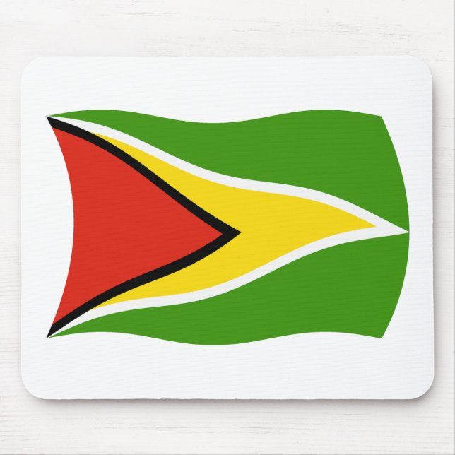 Mousepad Bandeira da Guiana (Frente)