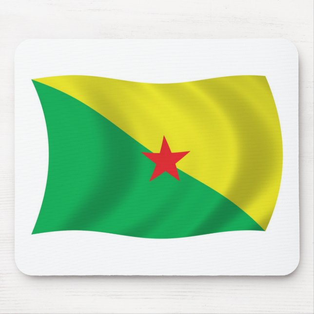 Mousepad Bandeira da Guiana Francesa (Frente)