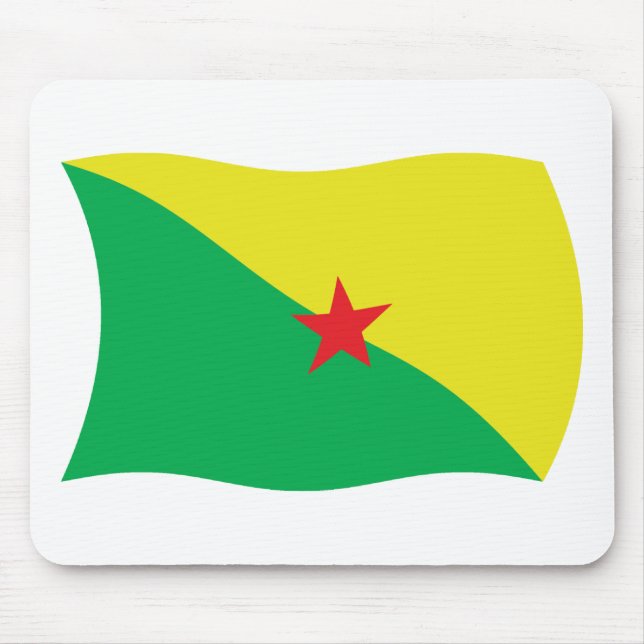 Mousepad Bandeira da Guiana Francesa (Frente)