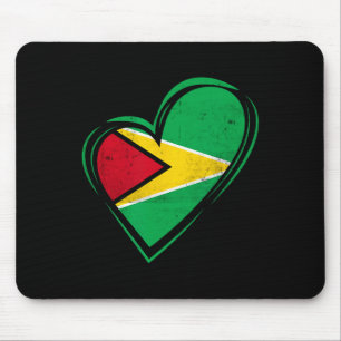 Mousepad Bandeira da Guiana Guianense Caribe Cruzeiro Críqu