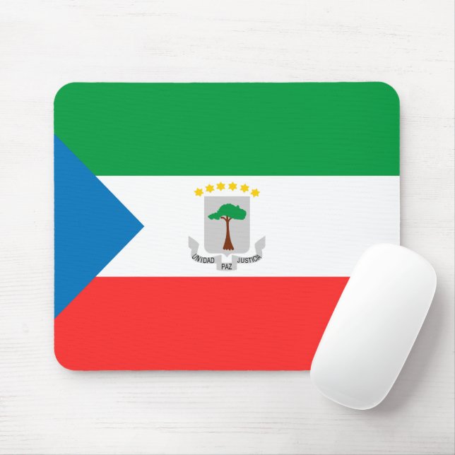Mousepad Bandeira da Guiné Equatorial (Com mouse)