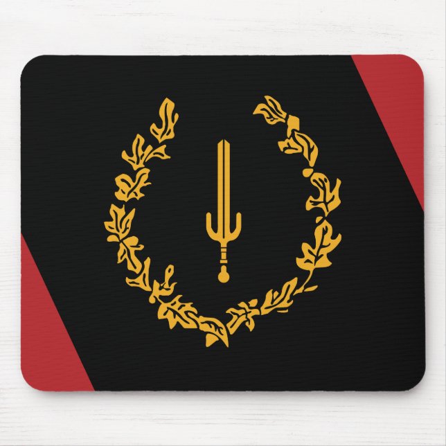 Mousepad Bandeira da Herança Americana Negra (Frente)