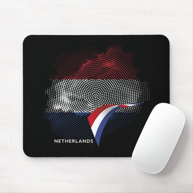 Mousepad bandeira da Holanda (Com mouse)