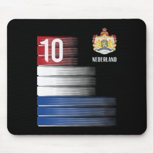 Mousepad Bandeira da Holanda 10 Laranja Holandesa Futebol H