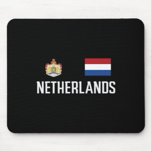 Mousepad Bandeira da Holanda Fã de Futebol Soccer Homens Mu