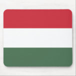 Mousepad Bandeira da Hungria<br><div class="desc">Bandeira patriótica da Hungria.</div>