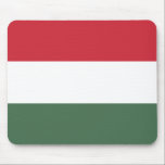 Mousepad Bandeira da Hungria<br><div class="desc">Bandeira patriótica da Hungria.</div>