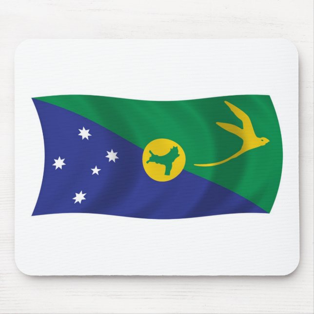 Mousepad Bandeira da Ilha Christmas (Frente)