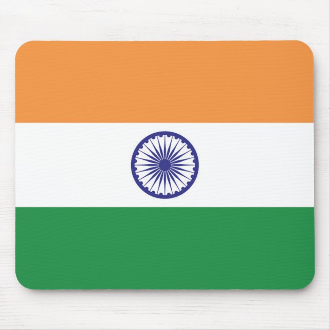 Mousepad Bandeira da Índia (Frente)