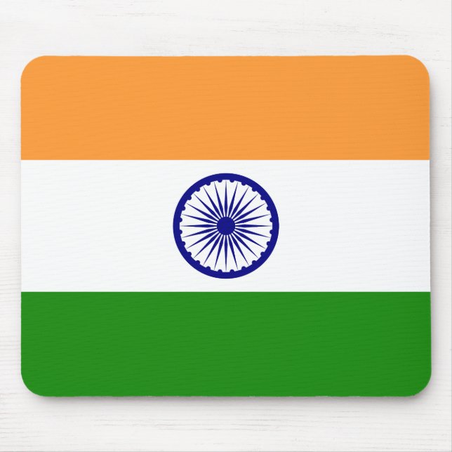 Mousepad Bandeira da Índia (Frente)