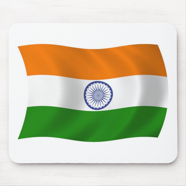 Mousepad Bandeira da Índia (Frente)