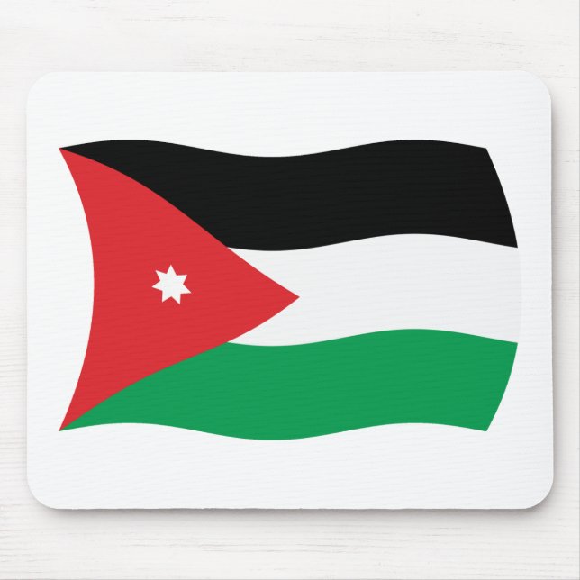 Mousepad Bandeira da Jordânia (Frente)