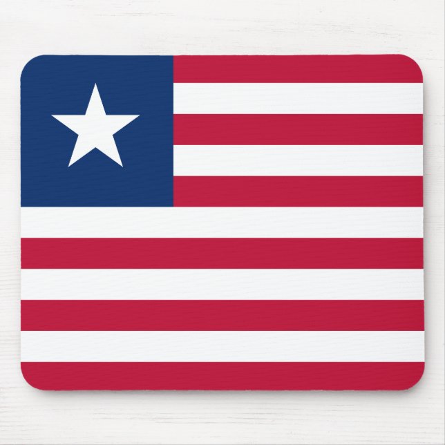 Mousepad Bandeira da Libéria (Frente)
