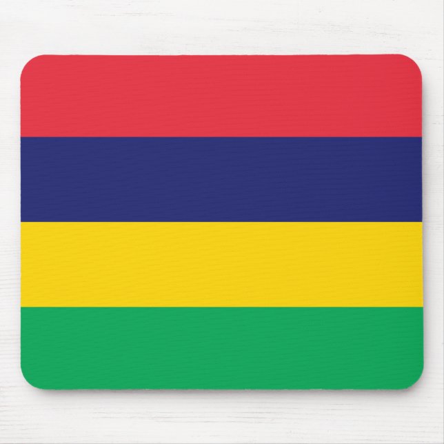 Mousepad Bandeira da Maurícia (Frente)