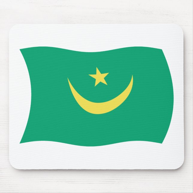 Mousepad Bandeira da Mauritânia (Frente)