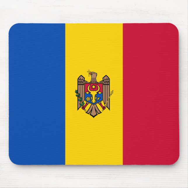Mousepad Bandeira da Moldávia (Frente)