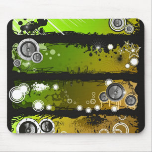 Mousepad Bandeira da música do estilo do Grunge