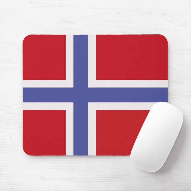 Mousepad Bandeira da Noruega (Com mouse)