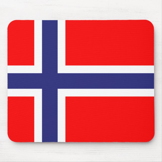 Mousepad Bandeira da Noruega (Frente)