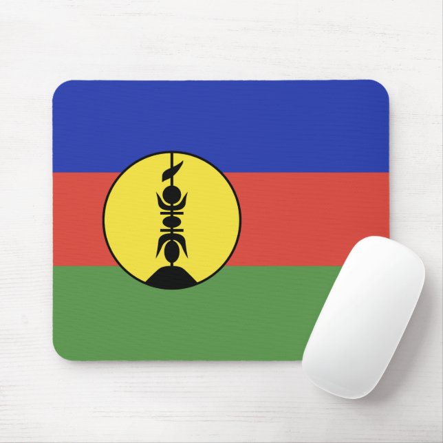Mousepad Bandeira da Nova Caledónia (Com mouse)