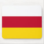 Mousepad Bandeira da Ossétia do Norte<br><div class="desc">Bandeira patriótica da Ossétia do Norte Alânia.</div>