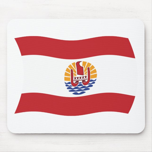 Mousepad Bandeira da Polinésia Francesa (Frente)