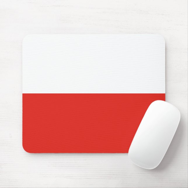 Mousepad bandeira da Polônia (Com mouse)