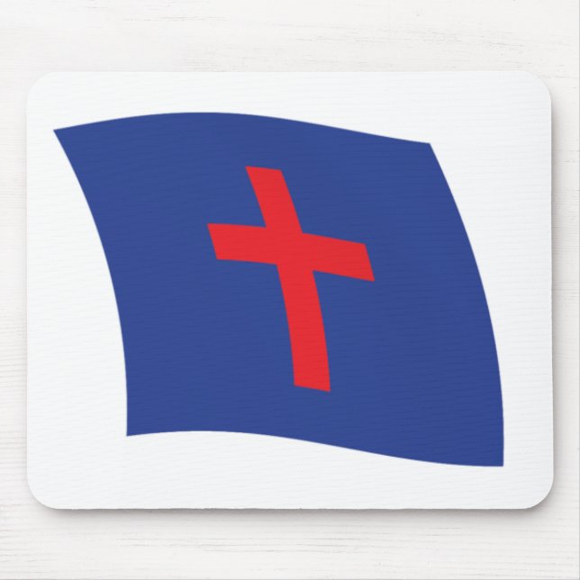 Mousepad Bandeira da Religião Cristã (Frente)