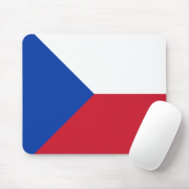 Mousepad Bandeira da República Checa (Com mouse)