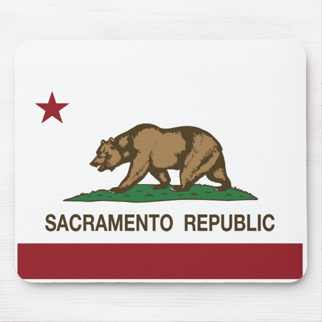 Mousepad Bandeira da república de Sacramento (Frente)