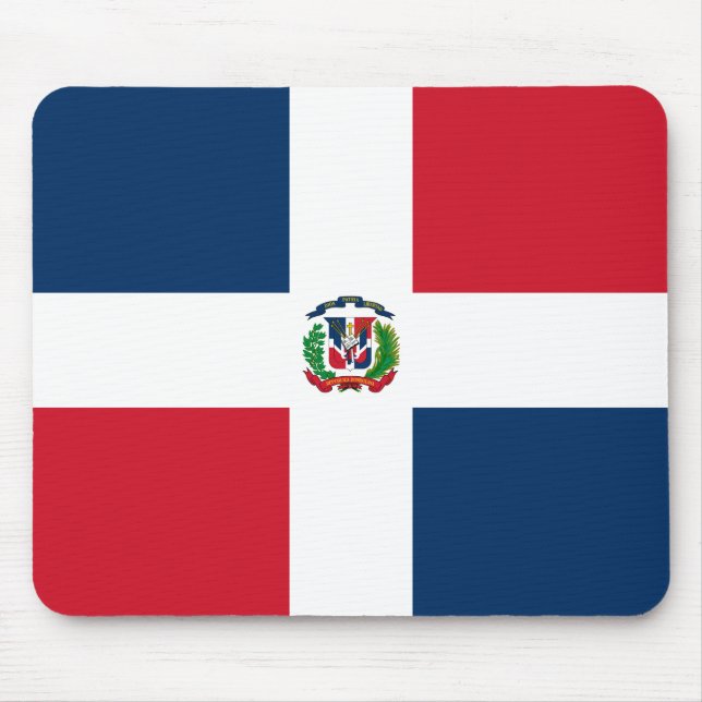 Mousepad Bandeira da República Dominicana (Frente)