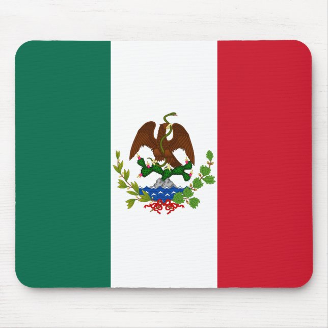 Mousepad Bandeira da República Mexicana: 1824-1835, Papais  (Frente)