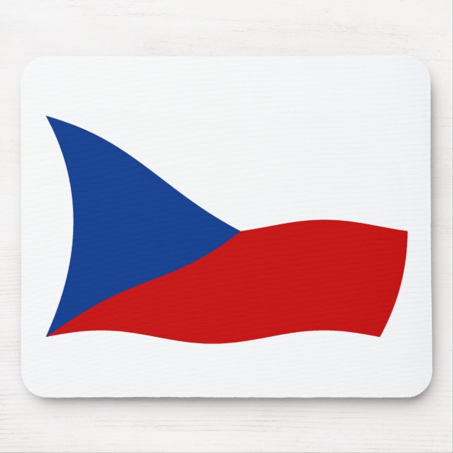 Mousepad Bandeira da República Tcheca (Frente)