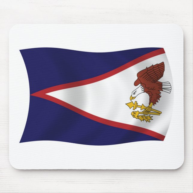 Mousepad Bandeira da Samoa Americana (Frente)