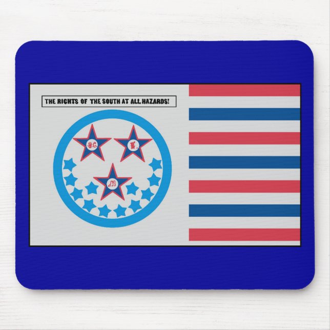Mousepad Bandeira da separação usada por Florida - 10 de (Frente)