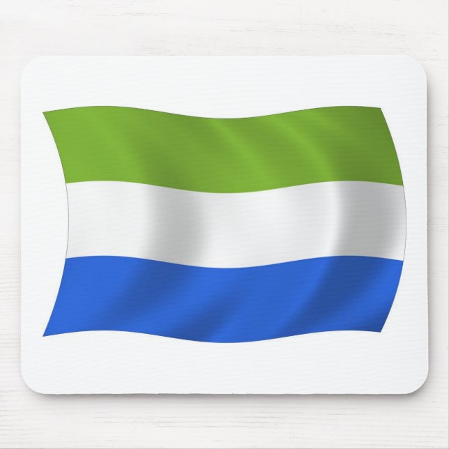 Mousepad Bandeira da Serra Leoa (Frente)