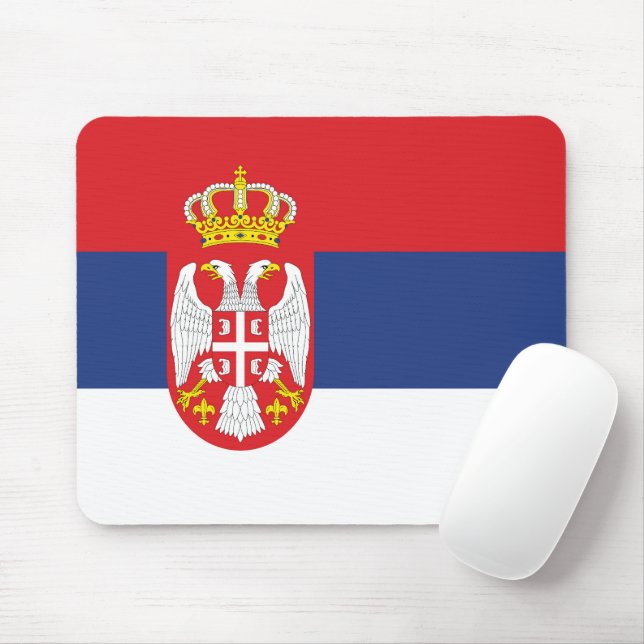 Mousepad Bandeira da Sérvia (Com mouse)