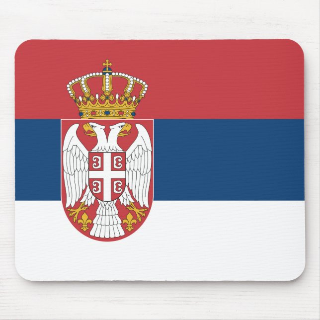 Mousepad Bandeira da Sérvia (Frente)
