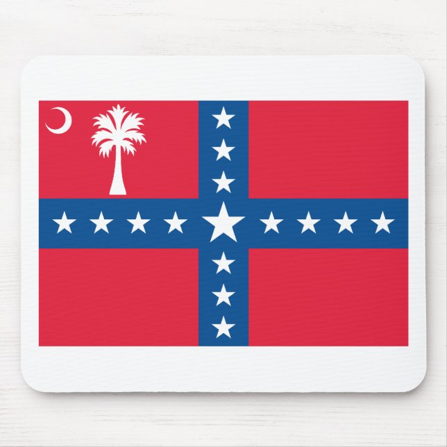 Mousepad Bandeira da soberania de South Carolina (Frente)