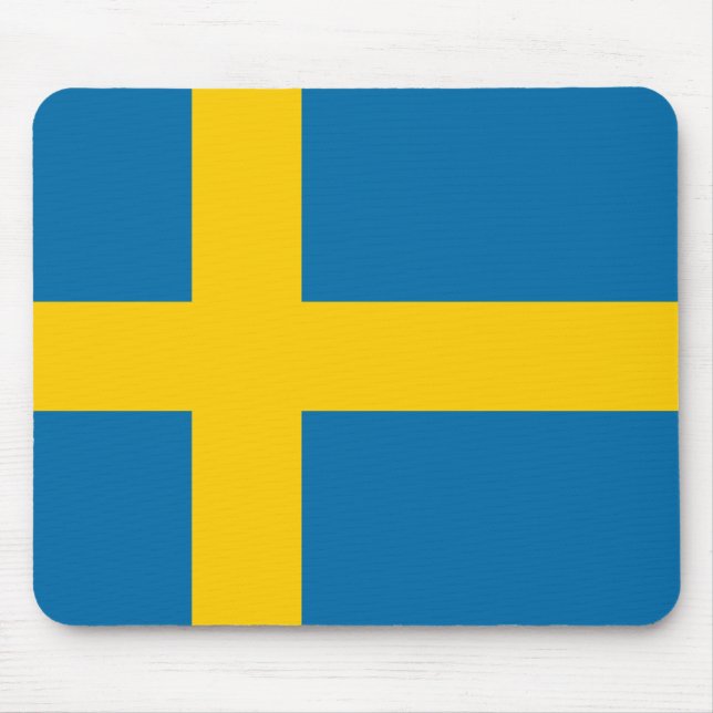 Mousepad Bandeira da Suecia (Frente)