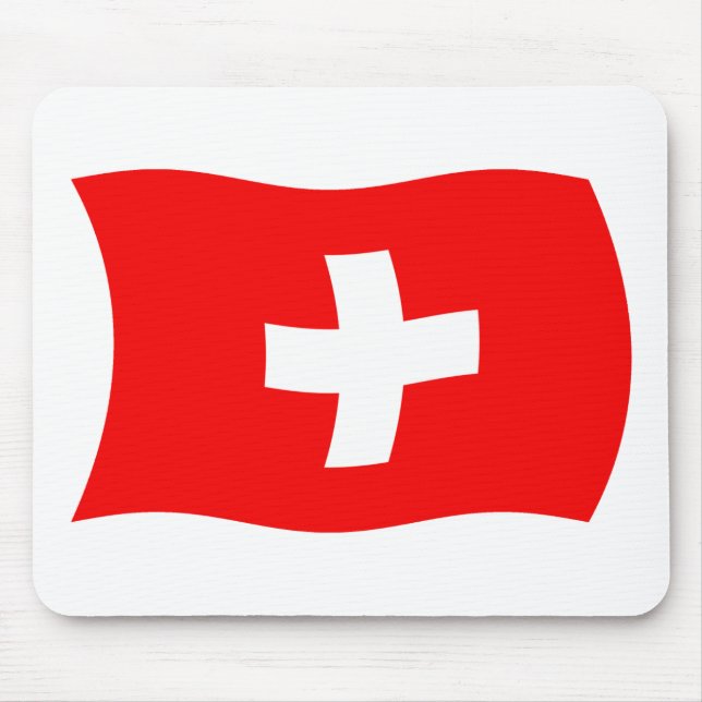 Mousepad Bandeira da Suíça (Frente)