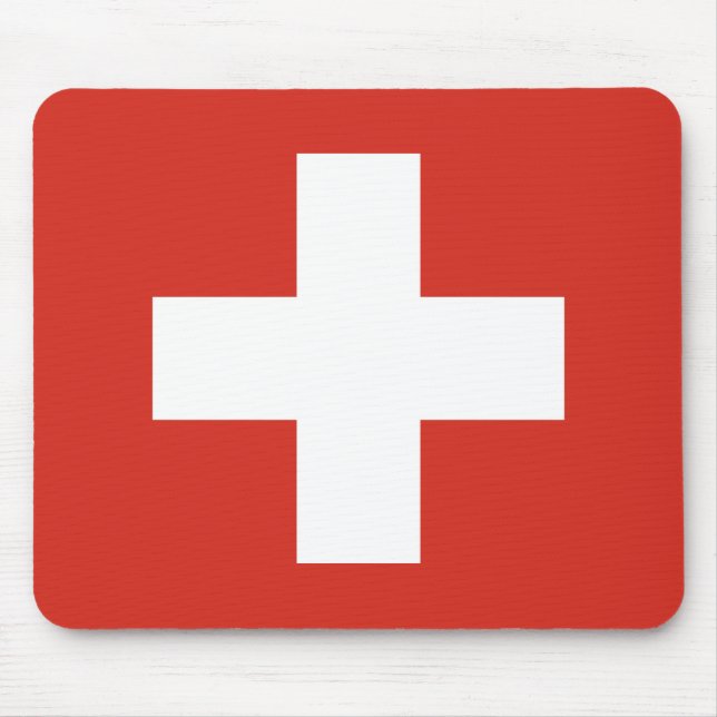 Mousepad Bandeira da Suiça (Frente)