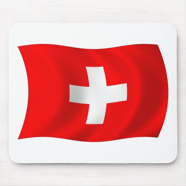 Mousepad Bandeira da Suíça (Frente)
