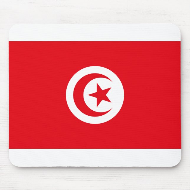 Mousepad Bandeira da Tunísia (Frente)